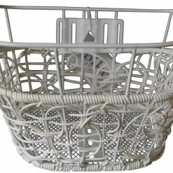 Cykelkurv For Fastmontering Hvid 20in