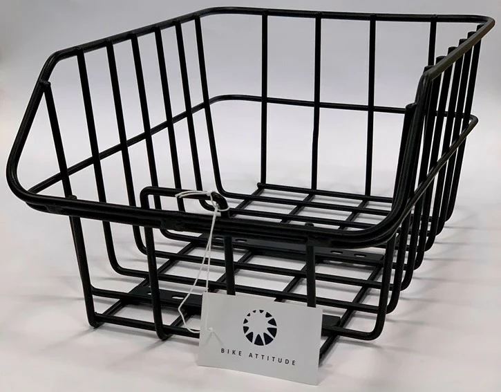 Kurv Bag Alu Sort 45x31x21 Inkl. Tilbehør 3 Kurv Bag Alu Sort 45x31x21 Inkl. Tilbehør