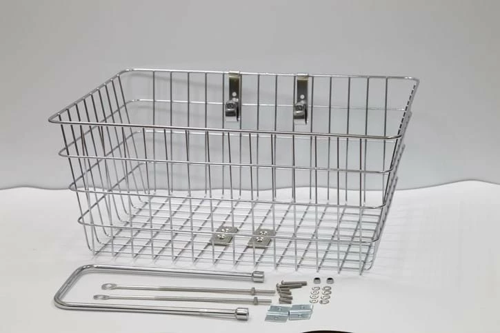 Kurv Cykel For Fastmontering Chrome Polish 3 Kurv Cykel For Fastmontering Chrome Polish