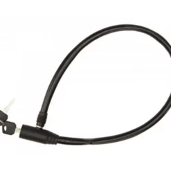 Kabellås 4,5x650 Mm Sort M/nøgle