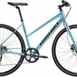 Nishiki Comp Nine Dame 9g Acera Hydr.Disc -Elcykler Salg nishiki comp nine dame blank blaa elcykelsalg