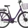 Purple Winther Superbe 1 Connect+ Da 7g Fod/Disc -Elcykler Salg purple winther superbe 1 dame connect elcykelsalg