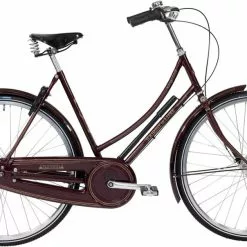 Raleigh Tourist De Luxe Dame 7g Metallic Rød