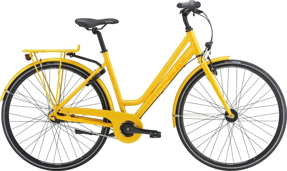 Yellow Winther 1 Dame 7g Fod/v-bremse Dynamo - Billede 5